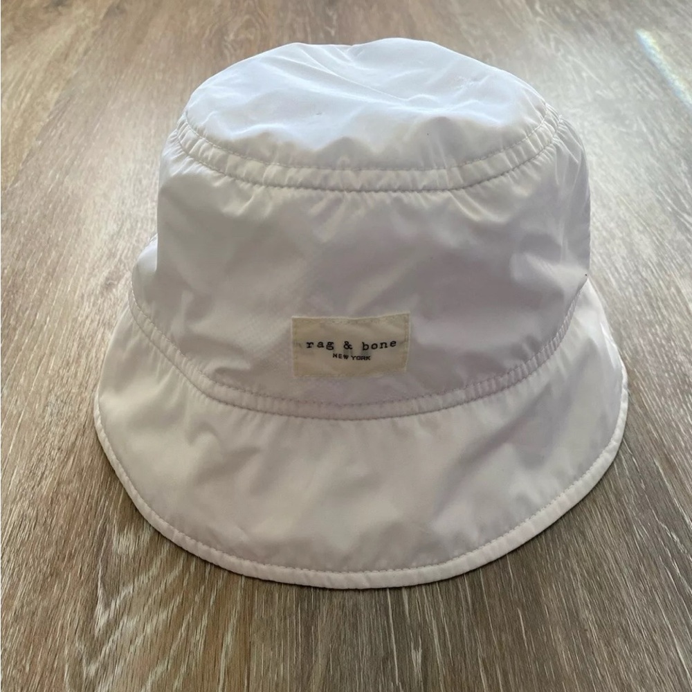 Rag & Bone Women's Addison Bucket Hat White S/M